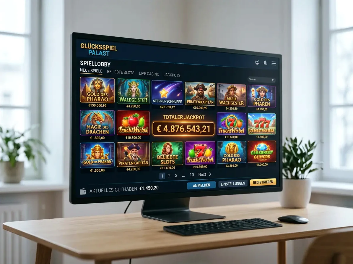 Startseite von Maxbet mit Spielen und Aktionen